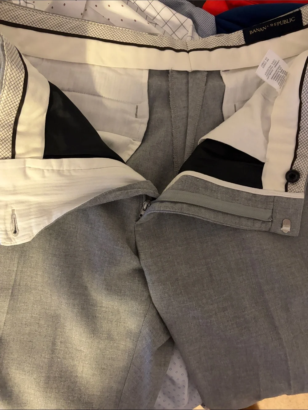 Banana Republic Men's Gray Dress Pants CLASSIC (vintage) fit 34x32